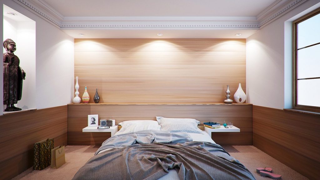 Chambre à coucher, pièce où un détecteur de fumée doit être installé