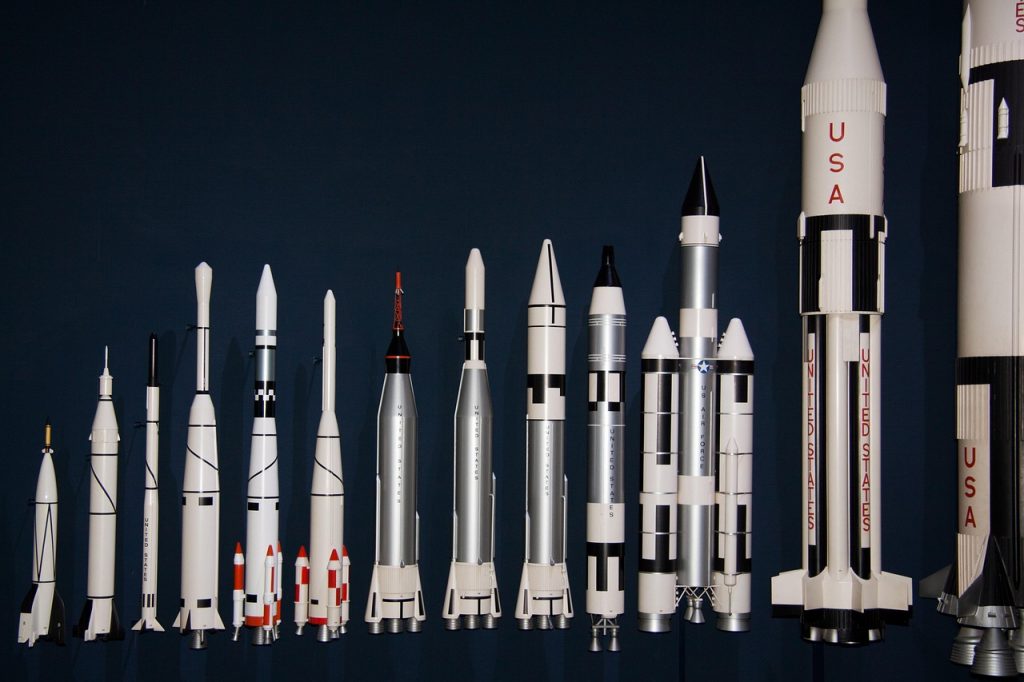 Fusée Saturn V exposée