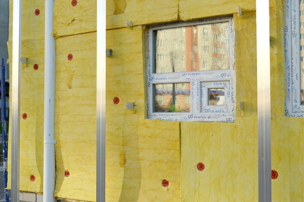 Isolation thermique posée sur un mur extérieur en rénovation