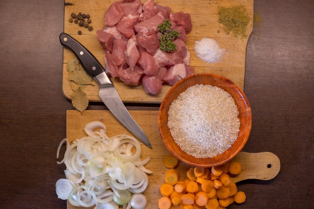 Préparation d'un repas équilibré